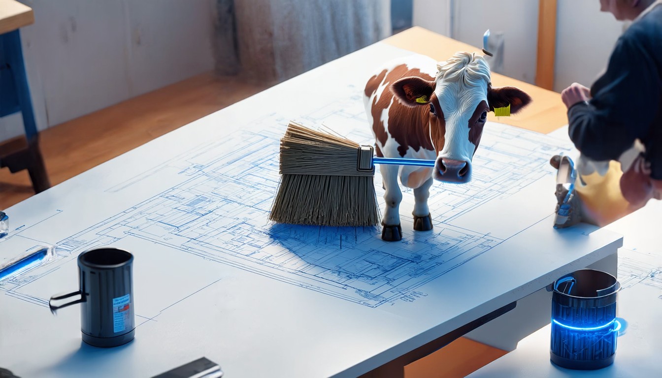 Cow Uses Broom 76 Times: Primate Cognition Myth CRUSHED By Farm Animal