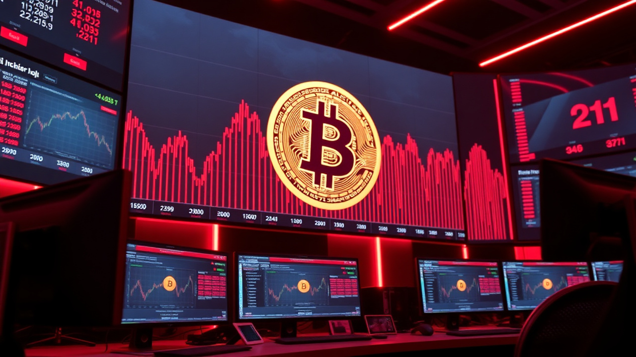Bitcoin Plunge Triggers Over $1 Billion in Crypto Liquidations Overnight